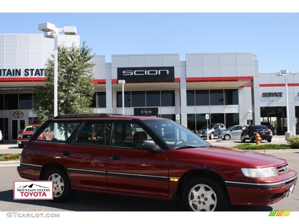 1994 Legacy L Wagon - Winestone Pearl Metallic / Gray photo #1