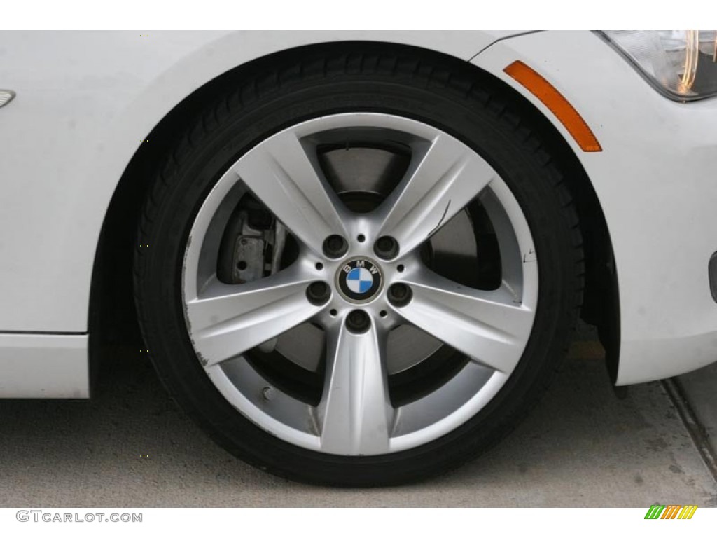 2008 3 Series 335i Coupe - Alpine White / Saddle Brown/Black photo #8