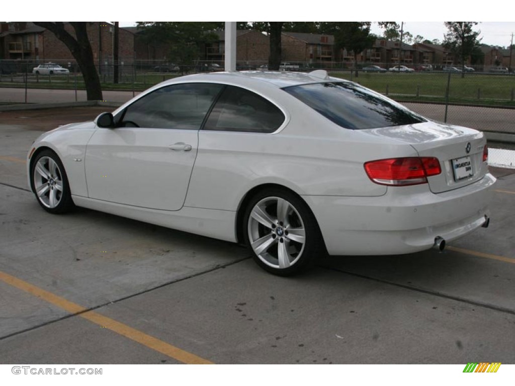 2008 3 Series 335i Coupe - Alpine White / Saddle Brown/Black photo #11
