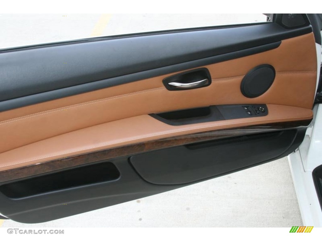 2008 3 Series 335i Coupe - Alpine White / Saddle Brown/Black photo #16
