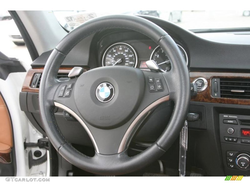 2008 3 Series 335i Coupe - Alpine White / Saddle Brown/Black photo #28