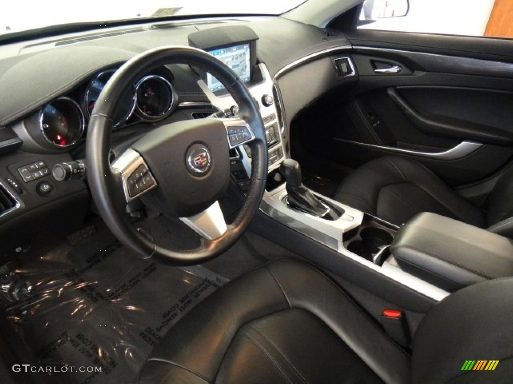Ebony Interior 2010 Cadillac CTS 3.0 Sport Wagon Photo #52009332