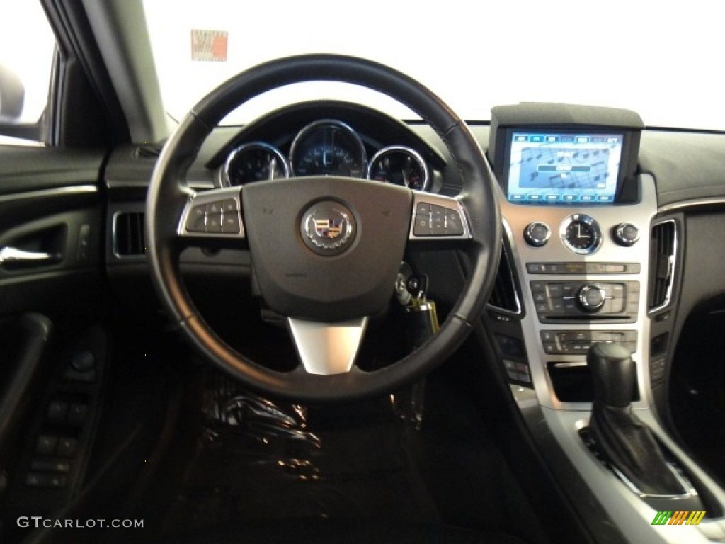 2010 Cadillac CTS 3.0 Sport Wagon Ebony Dashboard Photo #52009410