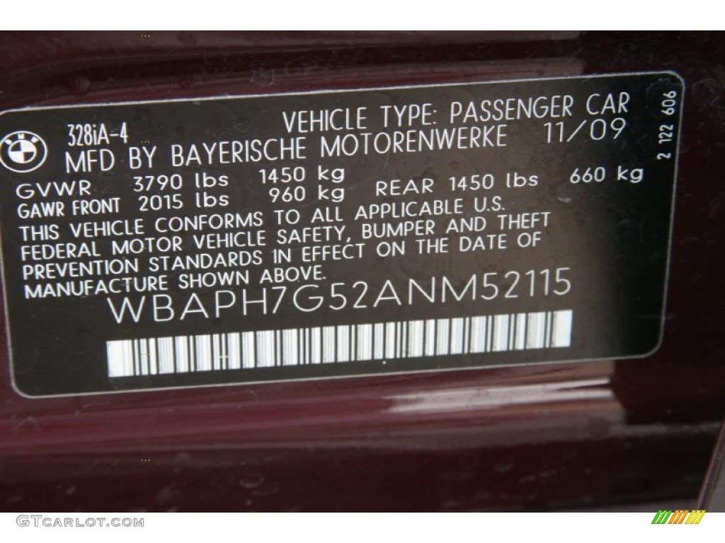 2010 3 Series 328i Sedan - Barbera Red Metallic / Saddle Brown Dakota Leather photo #5