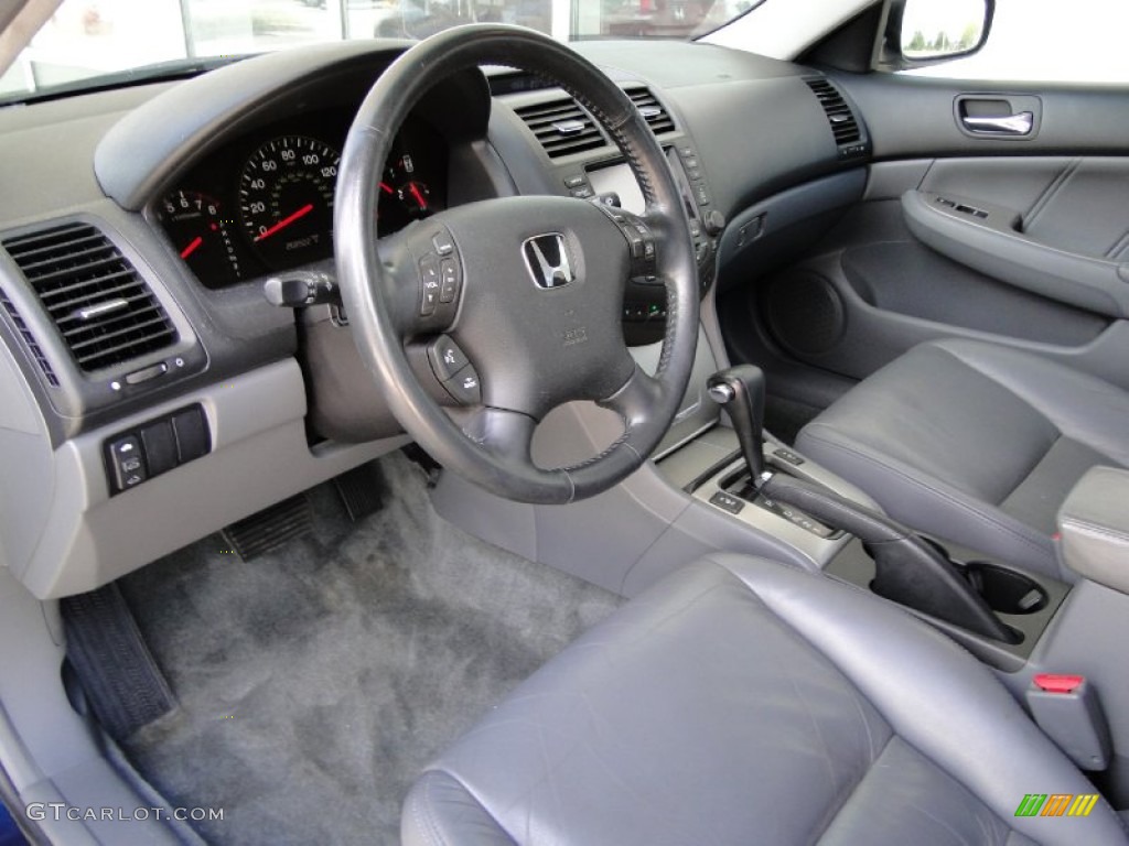 Gray Interior 2004 Honda Accord EX Sedan Photo #52010622