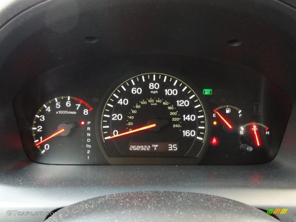 Honda accord 2001 gauges