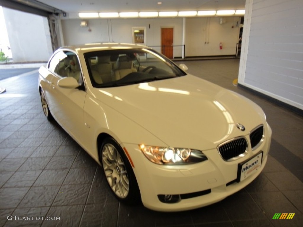 2008 3 Series 328i Convertible - Alpine White / Cream Beige photo #1