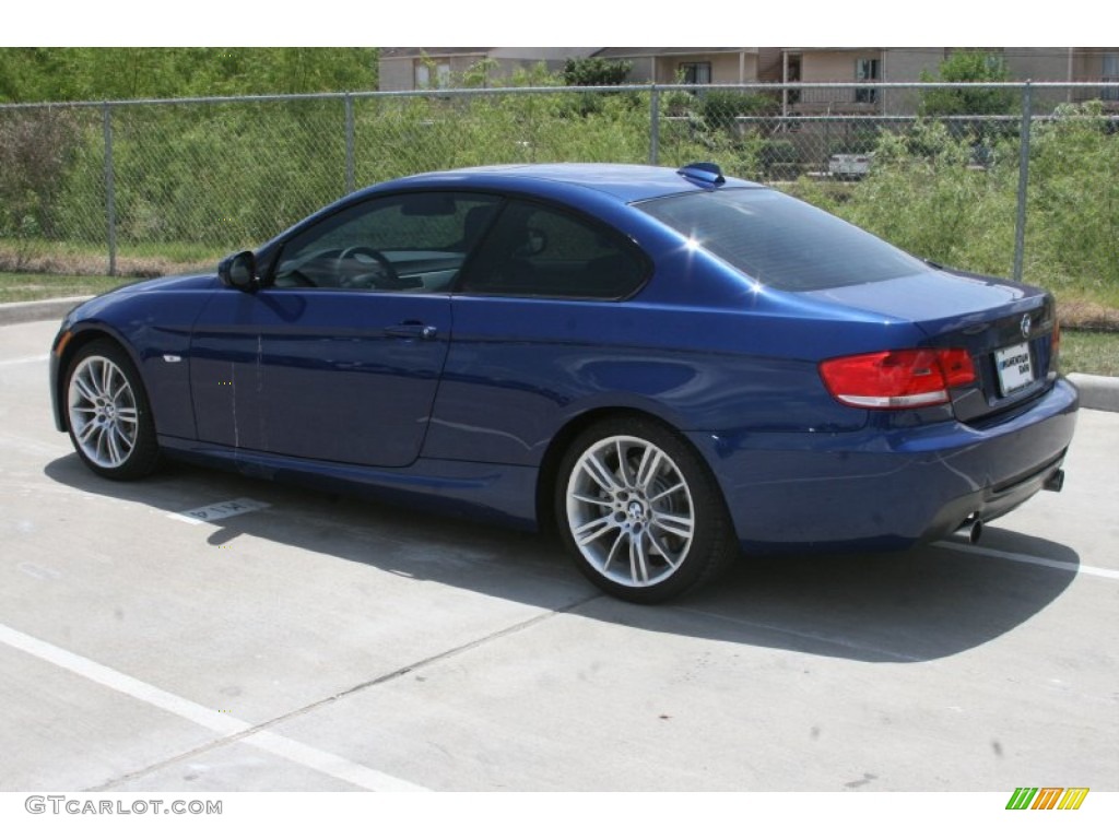 2010 3 Series 335i Coupe - Montego Blue Metallic / Black photo #2