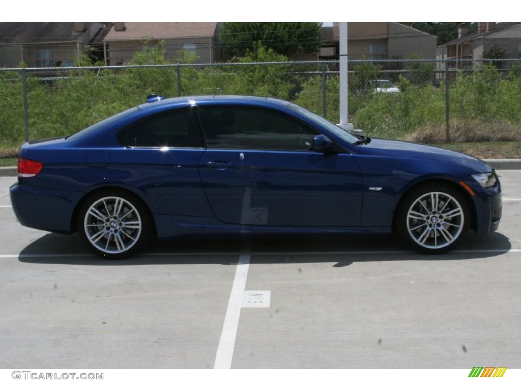 2010 3 Series 335i Coupe - Montego Blue Metallic / Black photo #4