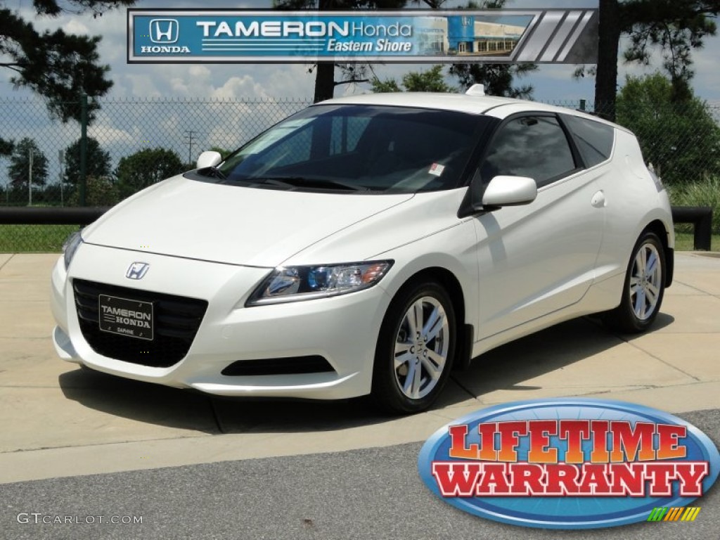2011 CR-Z Sport Hybrid - Premium White Pearl / Gray Fabric photo #1