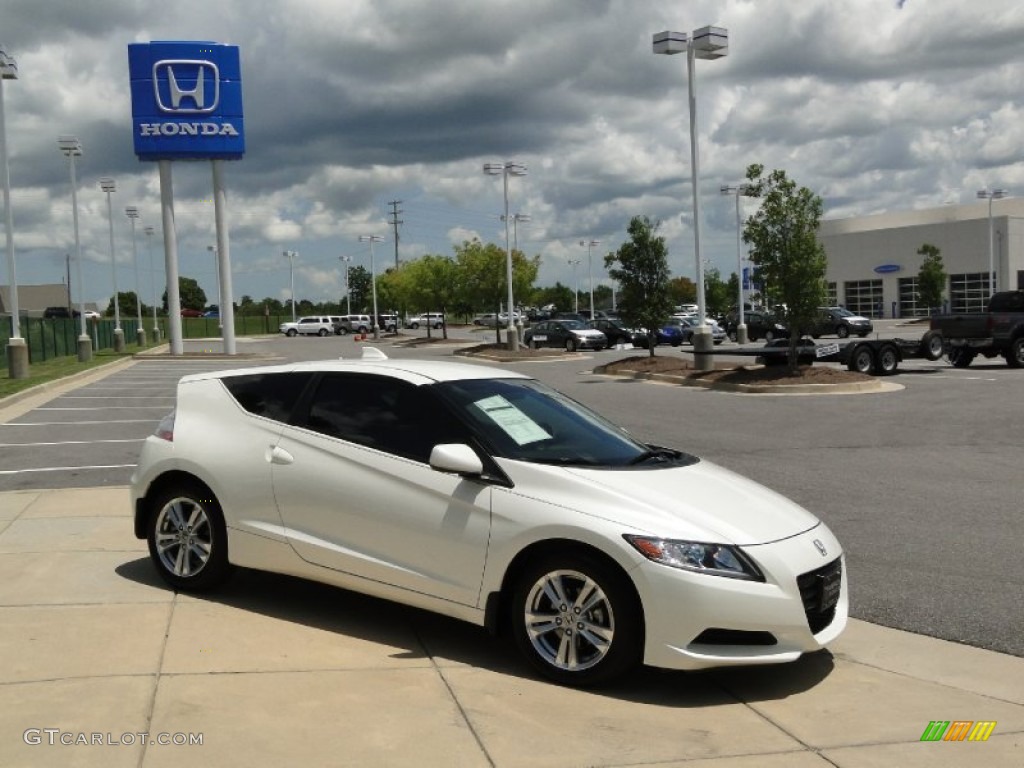 2011 CR-Z Sport Hybrid - Premium White Pearl / Gray Fabric photo #3