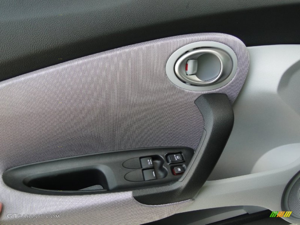 2011 Honda CR-Z Sport Hybrid Gray Fabric Door Panel Photo #52011858