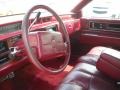 Red Interior Photo for 1992 Cadillac DeVille #52012059