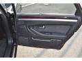 Black Valcona Leather Door Panel Photo for 2009 Audi A8 #52013049