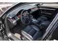 Black Valcona Leather Interior Photo for 2009 Audi A8 #52013340