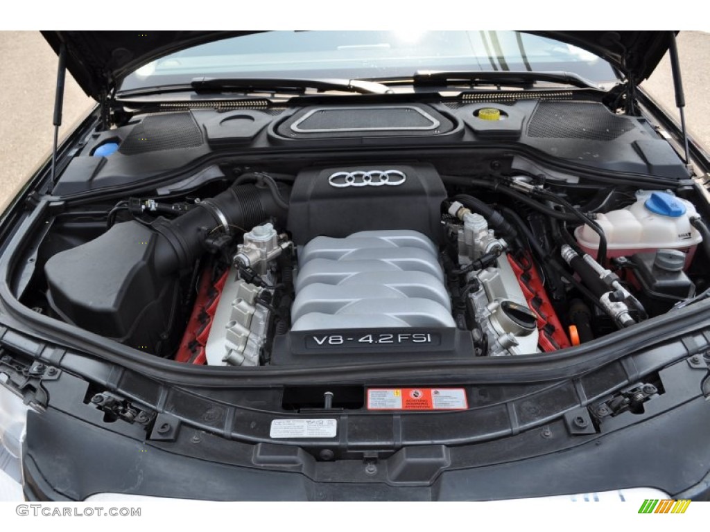 2009 Audi A8 L 4.2 quattro 4.2 Liter FSI DOHC 32-Valve VVT V8 Engine Photo #52013400