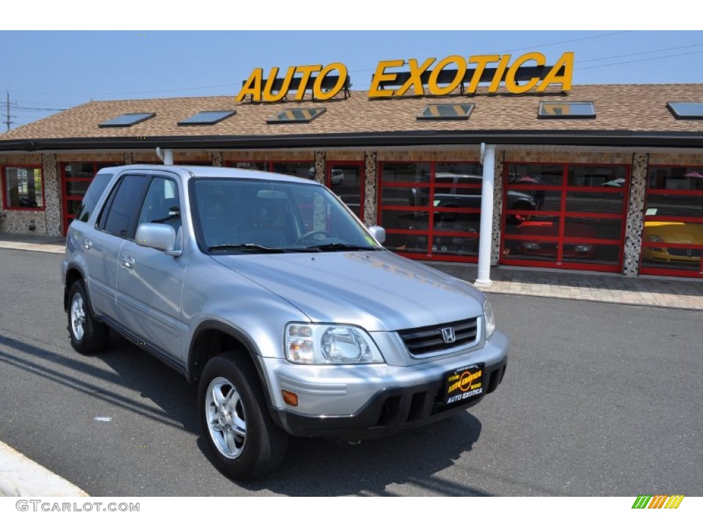 2001 CR-V Special Edition 4WD - Satin Silver Metallic / Dark Gray photo #2