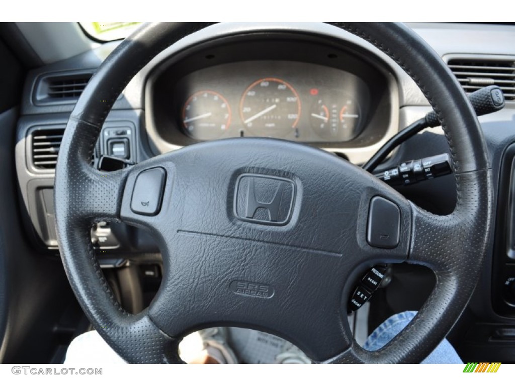 2001 Honda CR-V Special Edition 4WD Dark Gray Steering Wheel Photo #52013559