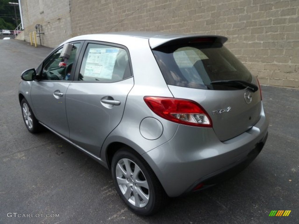 Liquid Silver Metallic 2011 Mazda MAZDA2 Touring Exterior Photo #52014120