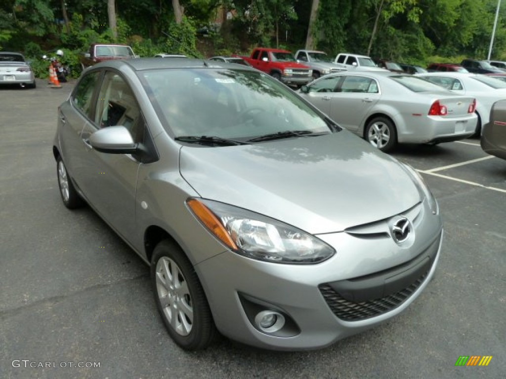 Liquid Silver Metallic 2011 Mazda MAZDA2 Touring Exterior Photo #52014189
