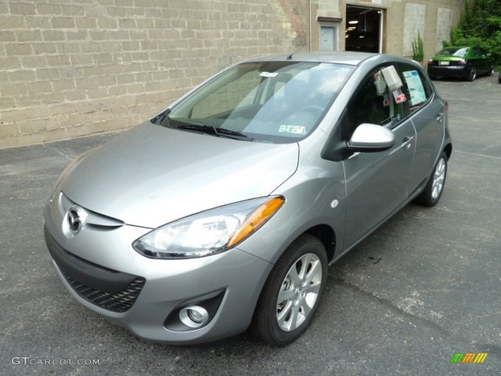 Liquid Silver Metallic 2011 Mazda MAZDA2 Touring Exterior Photo #52014219