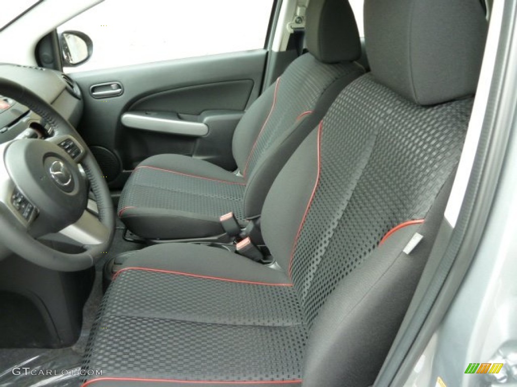 Black Interior 2011 Mazda MAZDA2 Touring Photo #52014249