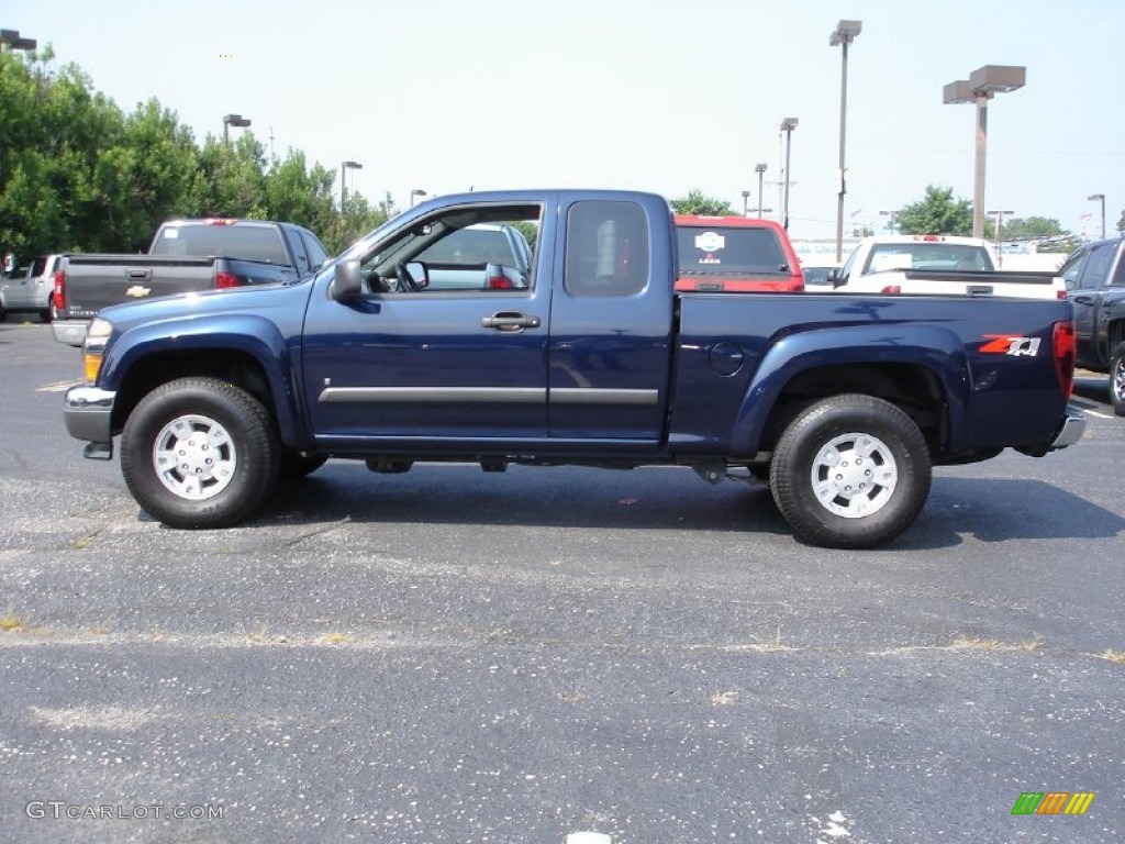 Imperial Blue Metallic 2008 Chevrolet Colorado LT Extended Cab 4x4 Exterior Photo #52015611