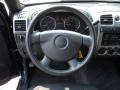Ebony 2008 Chevrolet Colorado LT Extended Cab 4x4 Steering Wheel