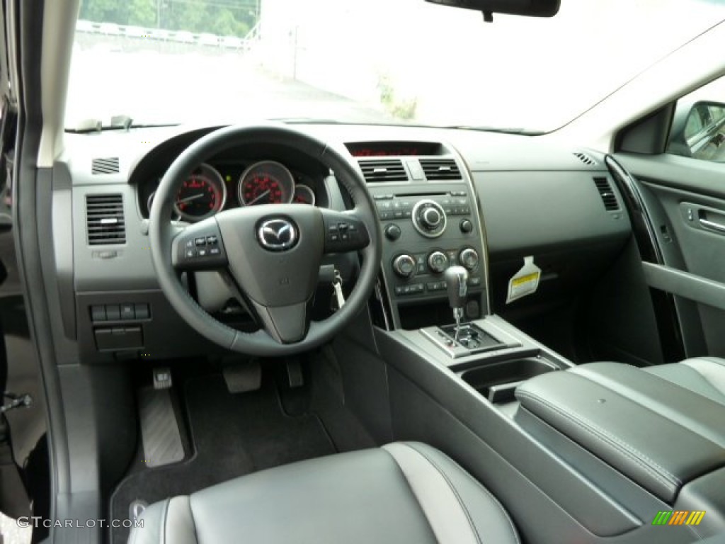 2011 Mazda CX-9 Touring AWD Black Dashboard Photo #52016004