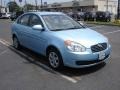 2009 Ice Blue Hyundai Accent GLS 4 Door  photo #3