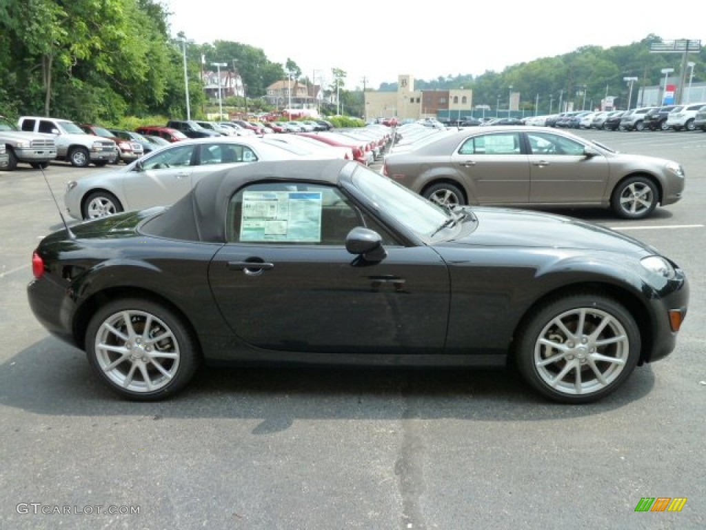 Brilliant Black 2011 Mazda MX-5 Miata Touring Roadster Exterior Photo #52016463