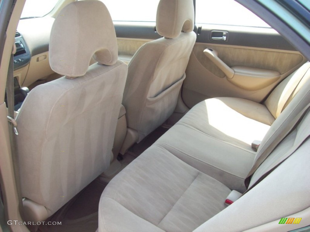 Ivory Interior 2003 Honda Civic LX Sedan Photo #52016574