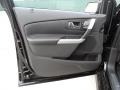 Charcoal Black/Silver Smoke Metallic 2011 Ford Edge Sport Door Panel