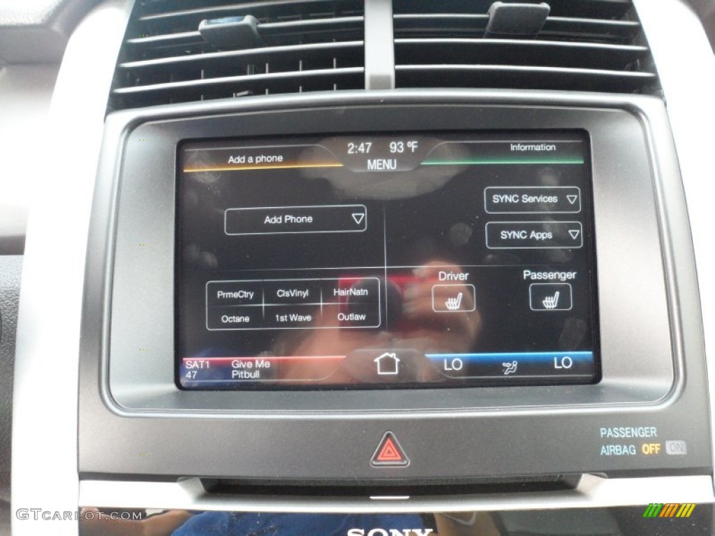 2011 Ford Edge Sport Controls Photo #52016970