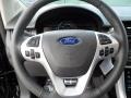 2011 Ford Edge Charcoal Black/Silver Smoke Metallic Interior Steering Wheel Photo