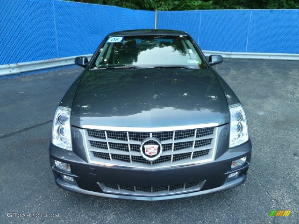 Thunder Gray ChromaFlair 2008 Cadillac STS 4 V6 AWD Exterior Photo #52017561