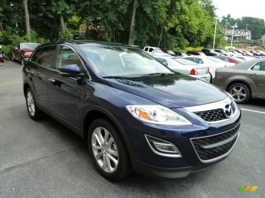 Stormy Blue Mica 2011 Mazda CX-9 Grand Touring AWD Exterior Photo #52017573
