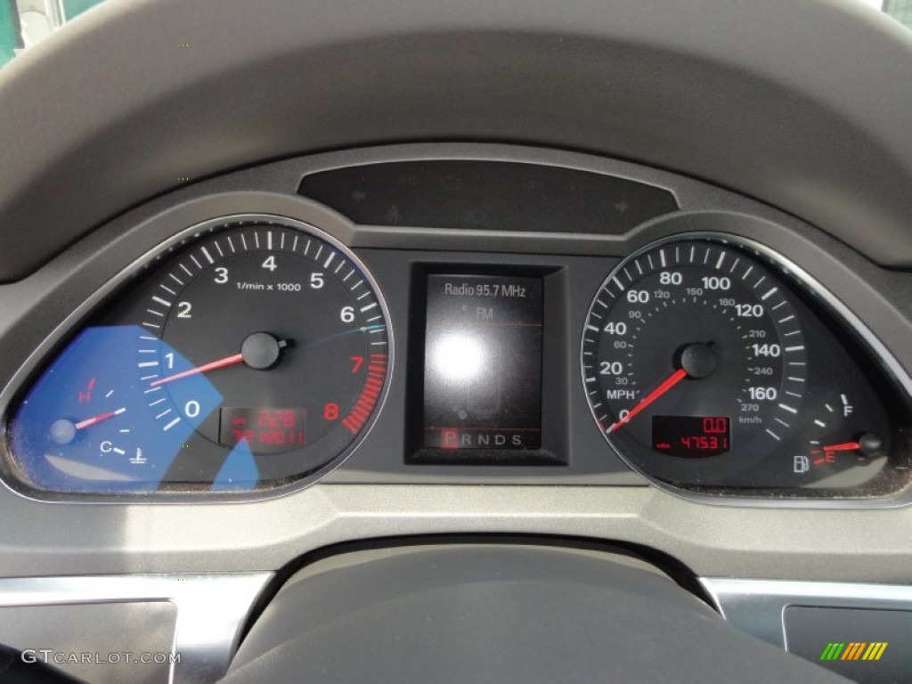 2006 Audi A6 3.2 quattro Avant Gauges Photo #52017741