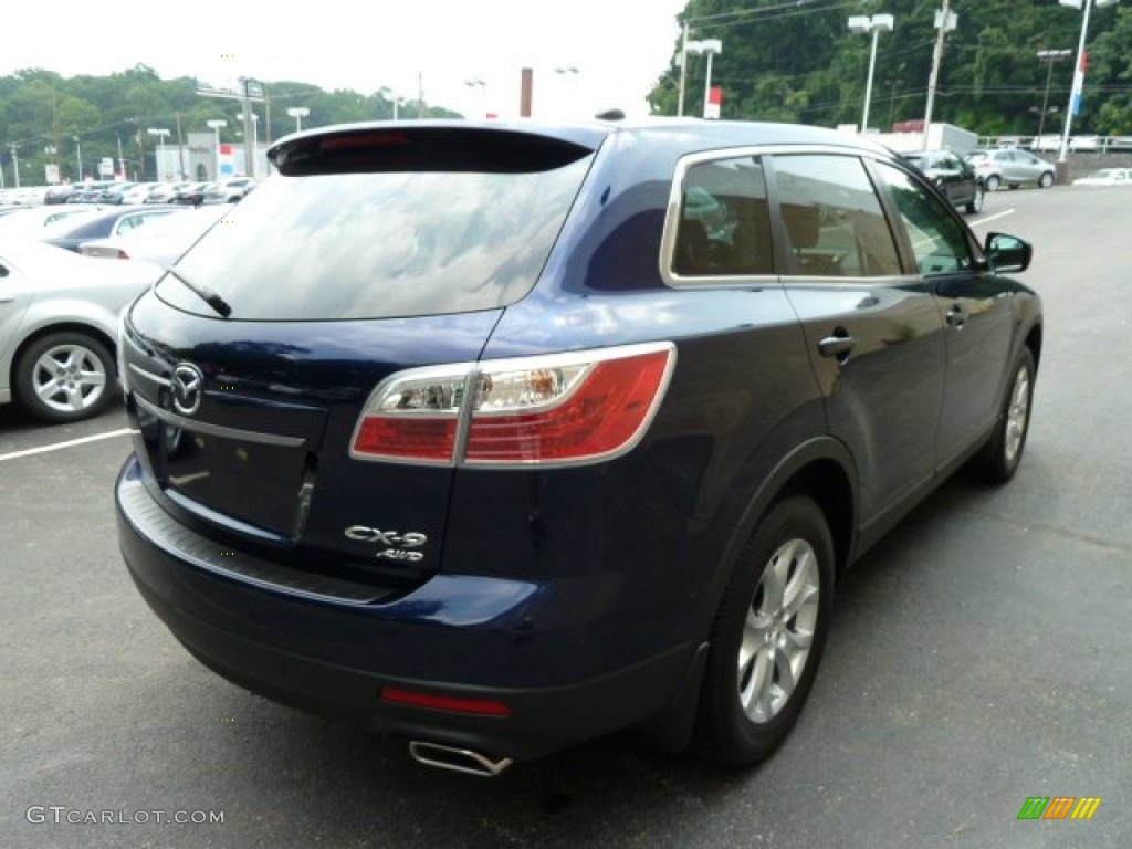 2011 CX-9 Touring AWD - Stormy Blue Mica / Black photo #4
