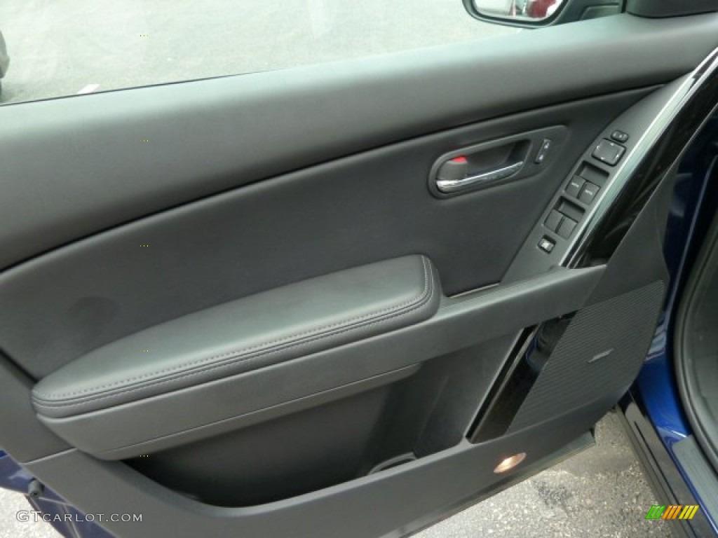 2011 CX-9 Touring AWD - Stormy Blue Mica / Black photo #16