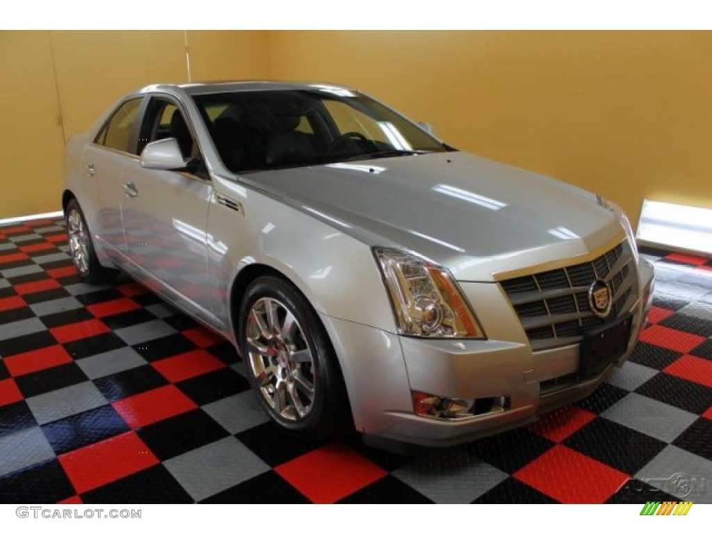 2009 CTS 4 AWD Sedan - Radiant Silver / Ebony photo #1