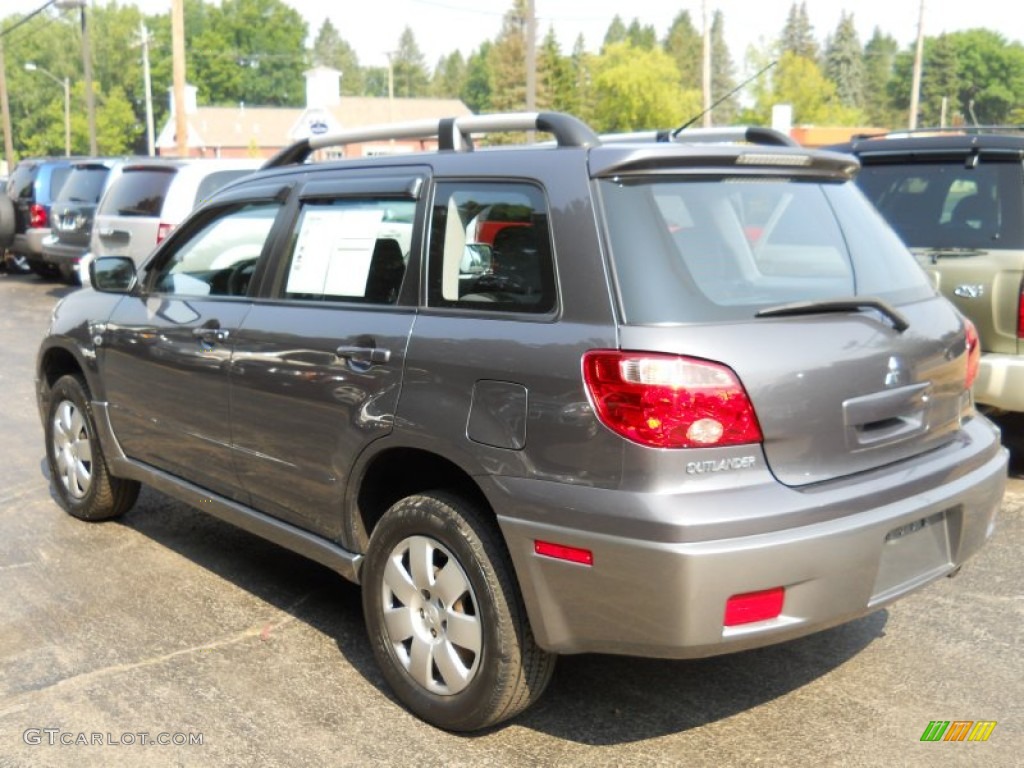 2006 Outlander LS 4WD - Graphite Gray Pearl / Charcoal photo #13