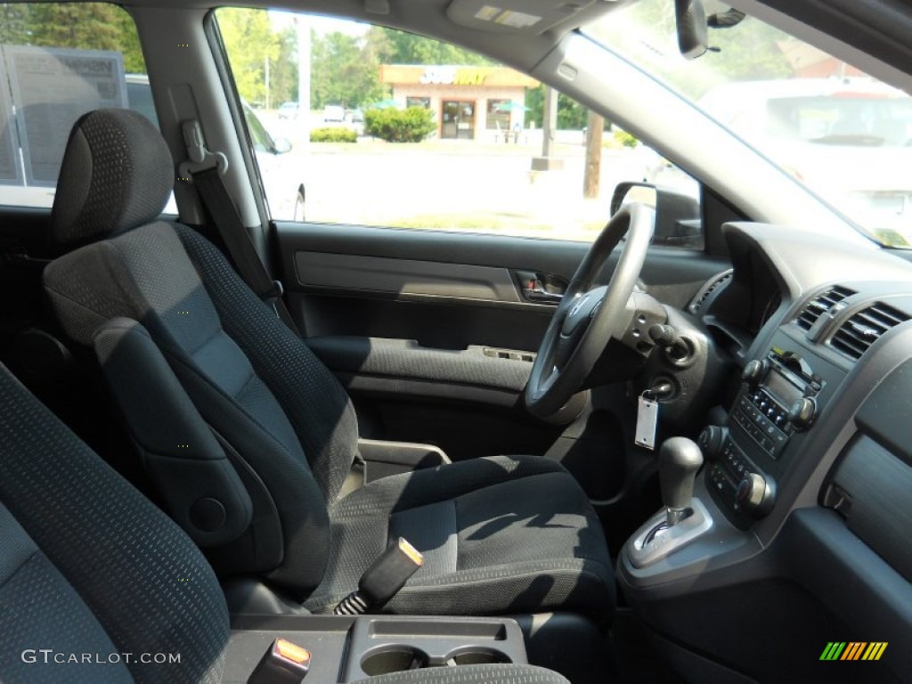 2009 CR-V EX 4WD - Crystal Black Pearl / Gray photo #7