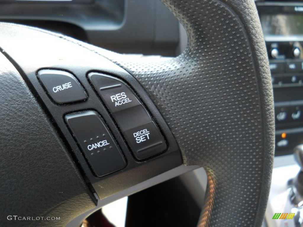 2009 CR-V EX 4WD - Crystal Black Pearl / Gray photo #10