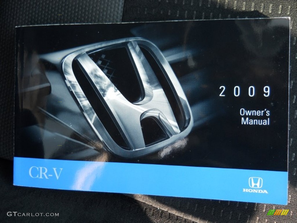 2009 CR-V EX 4WD - Crystal Black Pearl / Gray photo #19