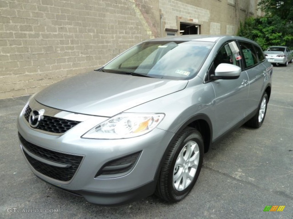 Liquid Silver Metallic 2011 Mazda CX-9 Sport AWD Exterior Photo #52019931
