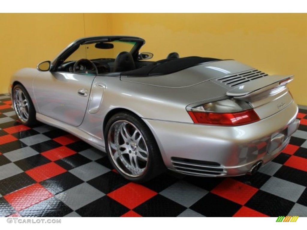Arctic Silver Metallic 2004 Porsche 911 Turbo Cabriolet Exterior Photo #52020069