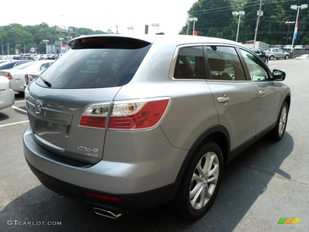 2011 CX-9 Grand Touring AWD - Liquid Silver Metallic / Black photo #4