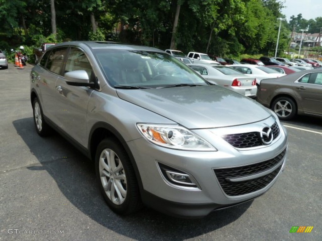 Liquid Silver Metallic 2011 Mazda CX-9 Grand Touring AWD Exterior Photo #52020180