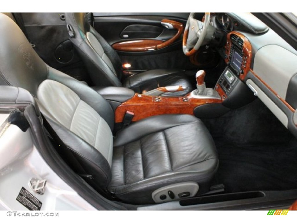 Black Interior 2004 Porsche 911 Turbo Cabriolet Photo #52020222